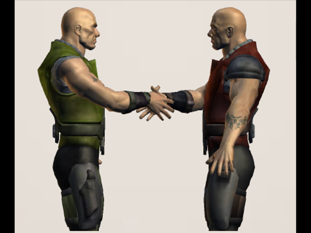 Procedural Animation of Handshakes